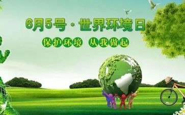 环境日活动宣传总结5篇