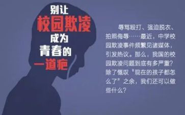有关于校园欺凌的演讲稿7篇
