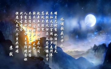 水调歌头,读后感8篇