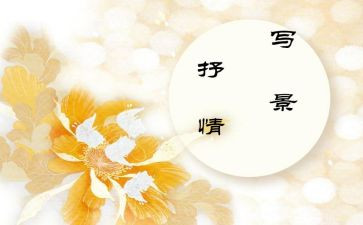 初中抒情的作文参考6篇