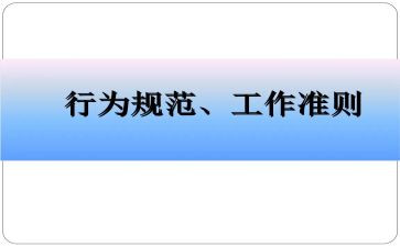 中小学教师职业行为准则心得体会8篇