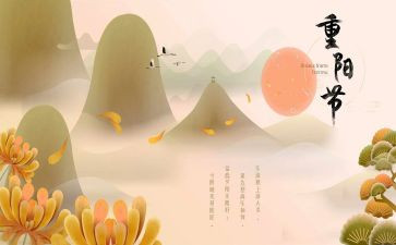重阳节感恩活动方案6篇